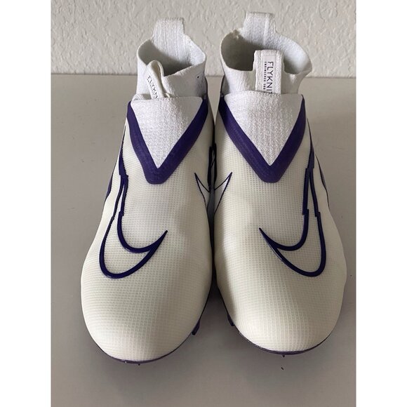 Nike Football Cleats Alpha Menace Elite 3 White Orchid DM1792-101 Men’s Sz 12.5 - Picture 4 of 12